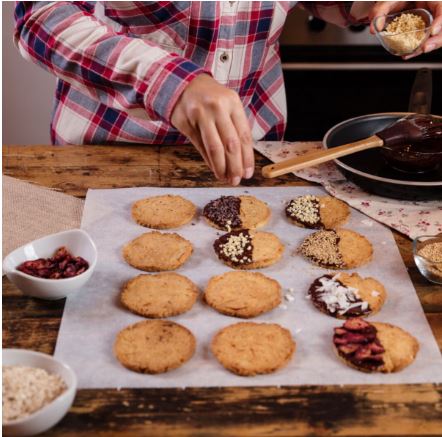 Galletas sin gluten crujientes