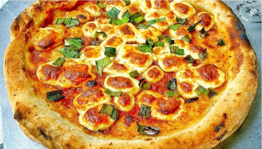 pizza vegetariana sin gluten