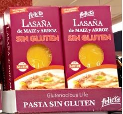 Lasaña sin gluten mercadona