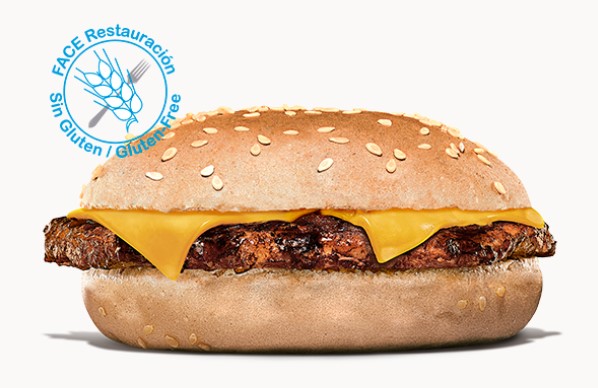 Cheeseburger sin gluten