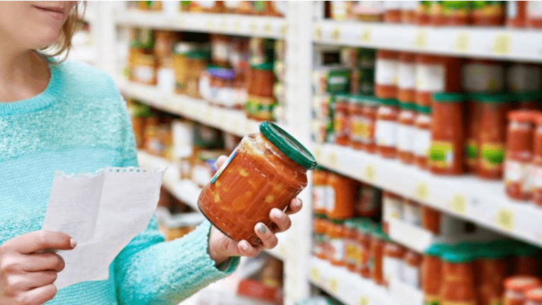 Etiquetado de productos en supermercados