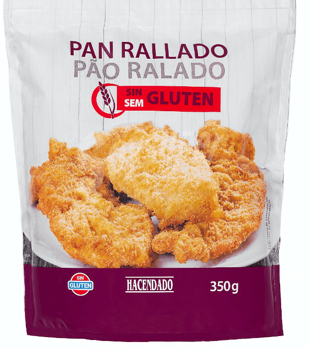 Pan rallado sin gluten en mercadona