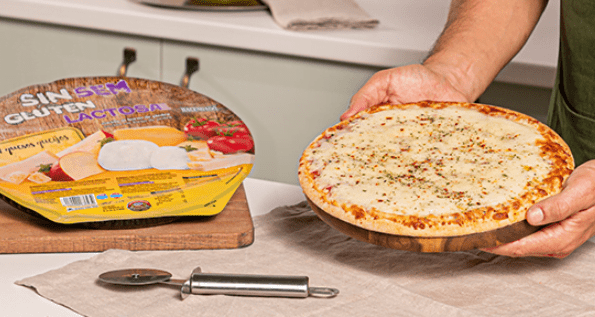 Pizza sin gluten en mercadona