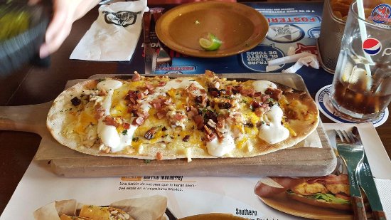 BBQ & ranch chicken Flatbread