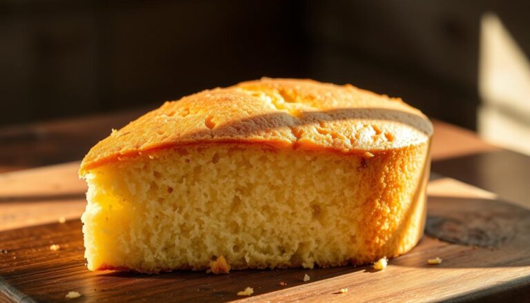 Bizcocho genovés sin gluten