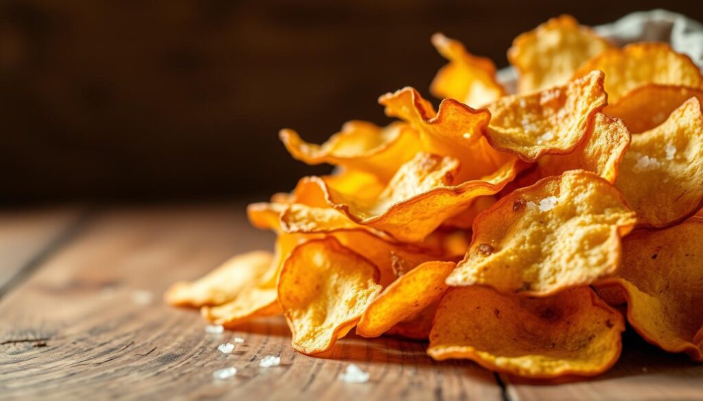 chips crujientes al horno